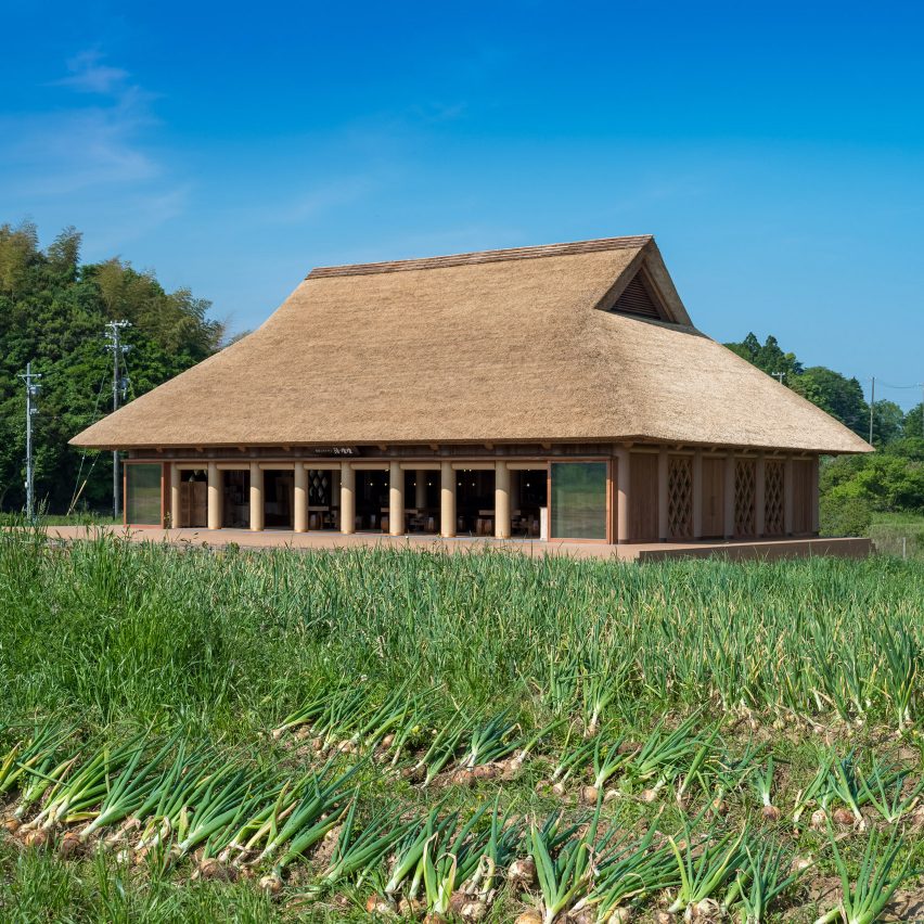 Exterior of the Farmer's Restaurant on Awaji Island