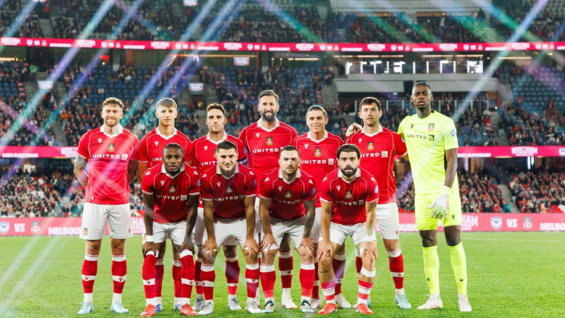 Wrexham football club visit Taronga Zoo in Sydney