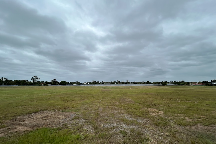 A vast, open grassy site.