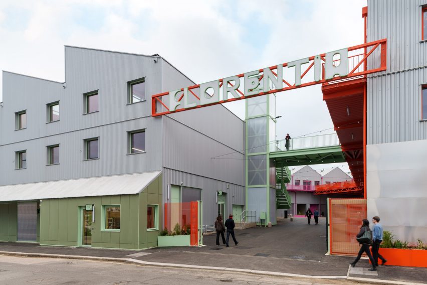 Creative studios entrance space in London