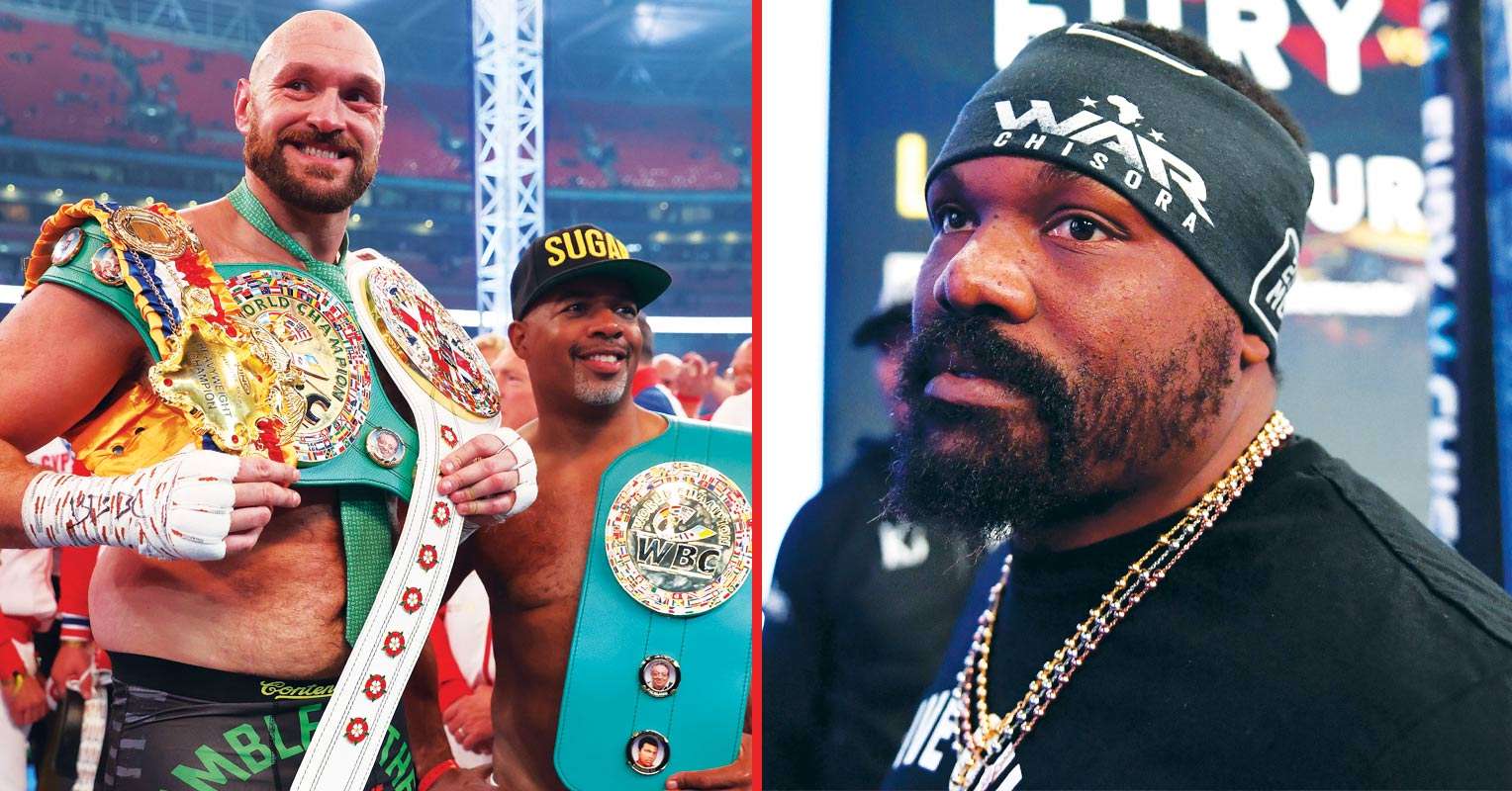 Chisora says only one trainer can get Tyson Fury back to his best: “Get rid of SugarHill Steward”