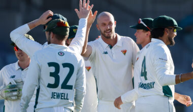 Tassie fast bowlers ensure upper hand in the west