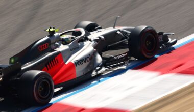 Audi takes radical approach with 2026 sidepods in Bahrain F1 test