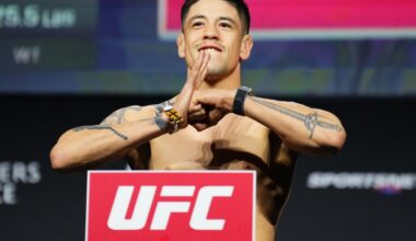 Live: UFC Mexico early weigh ins results | Moreno vs. Kavanagh