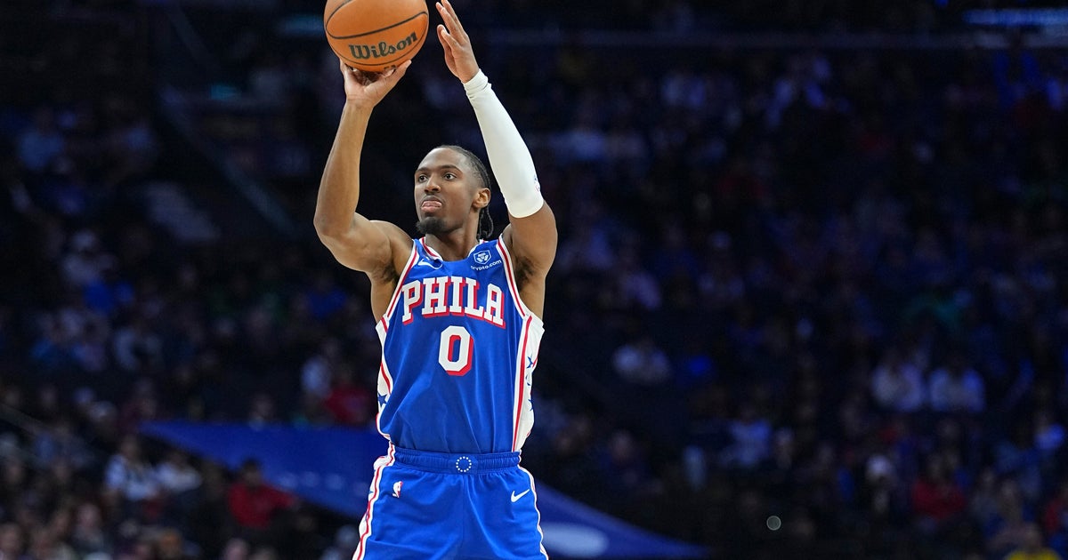 Tyrese Maxey becomes Philadelphia 76ers' all-time leader in made 3-pointers, passing Allen Iverson