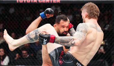 ‘Pereira will milk anything’: Pros react to suspicious fouls in Michel Pereira win at UFC Houston