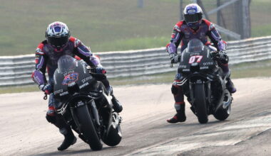 Jack Miller, Toprak Razgatlioglu, 2026 Sepang MotoGP Test (Gold&Goose).