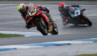 Alvaro Bautista, Tarran Mackenzie, 2026 Australian WorldSBK. Credit: Gold and Goose.