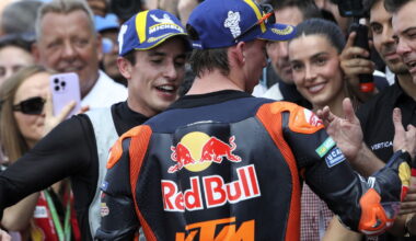 Marc Marquez, Pedro Acosta, 2026 Thai MotoGP (Gold&Goose).