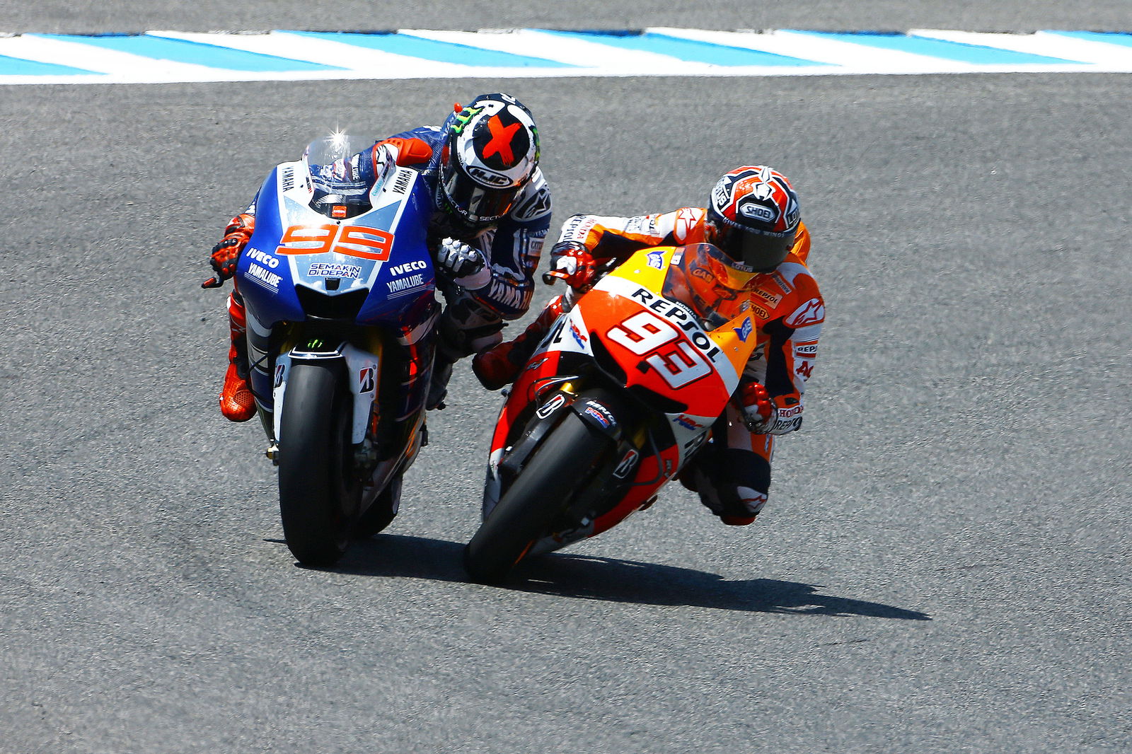 Marc Marquez, Jorge Lorenzo, 2013 Spanish MotoGP
