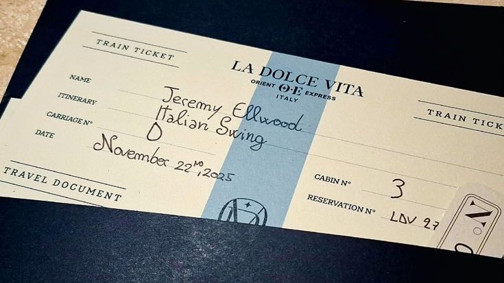 La Dolce Vita Orient Express ticket to travel