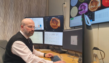 Magnar Gullikstad Johnsen overv&aring;ker verdensrommet. Foto: UiT