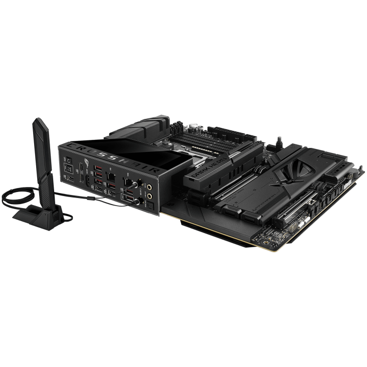 ROG Crosshair X870E Dark Hero Motherboard (Hardware) - Review 7 h732 4 https://www.mkaugaming.com/all-review-list/rog-crosshair-x870e-dark-hero-motherboard-hardware-review/