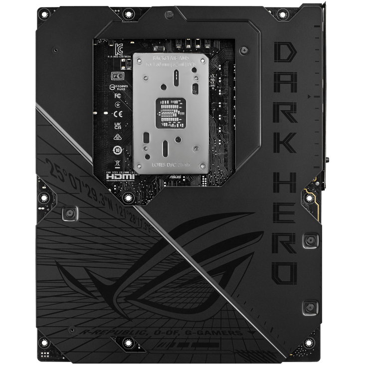 ROG Crosshair X870E Dark Hero Motherboard (Hardware) - Review 6 h732 5 https://www.mkaugaming.com/all-review-list/rog-crosshair-x870e-dark-hero-motherboard-hardware-review/