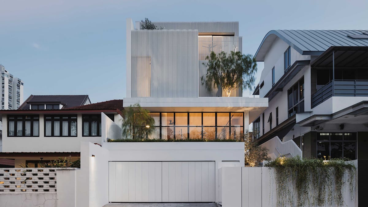 A modern Singapore home designed around light and greenery