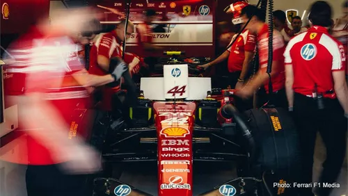 hamilton ferrari f1 2026 testing bahrain