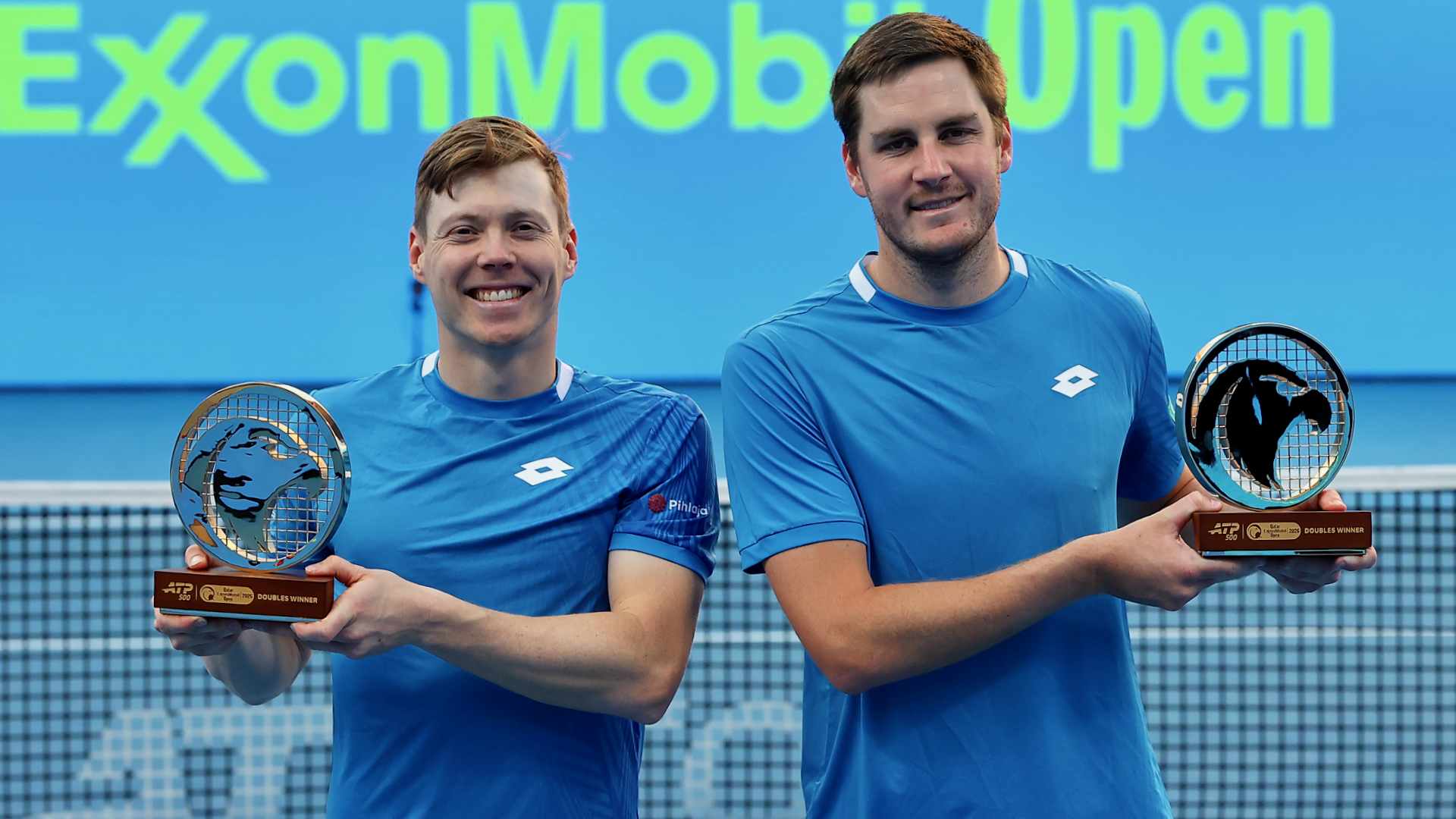 Harri Heliovaara and Henry Patten win their second tour-level title of the season at the ATP 500 in Doha.