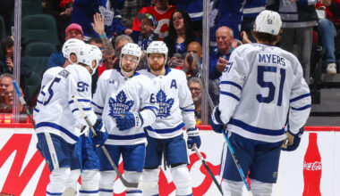 Nylander gets 3 points, Maple Leafs edge Flames