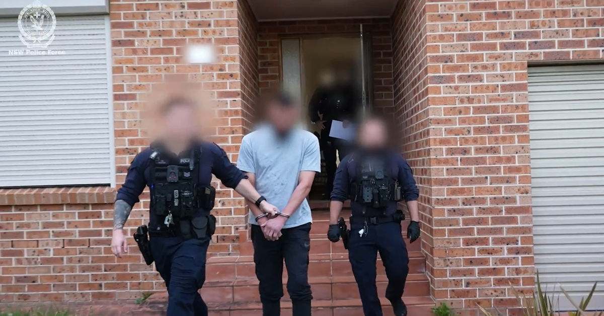 Man charged with terrorism offences after vehicle stop leads to raid on Sydney home