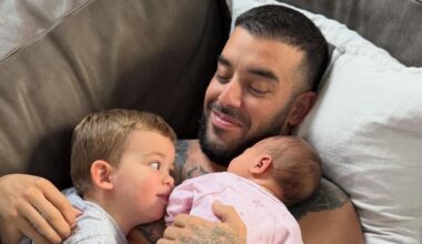 The Block's billionaire bidder Adrian Portelli welcomes his second child – and reveals their unique name