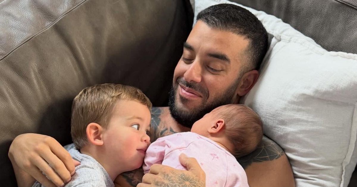 The Block's billionaire bidder Adrian Portelli welcomes his second child – and reveals their unique name