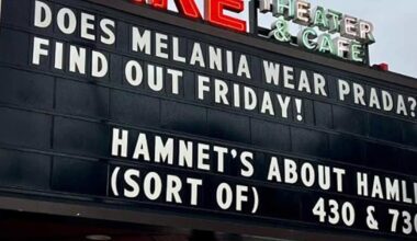 Melania documentary pulled from cinema over joke made on marquee