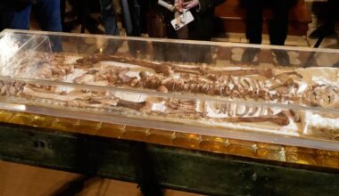St Francis of Assisi's bones on display for pilgrims in Italy