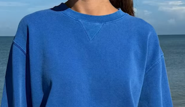 Why sweatshirts have a triangle stitched in the collars explained by TikToker and fashion fan Alex Ma