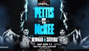 Sergio Pettis vs. Mitch McKee Headlines PFL Chicago on April 11
