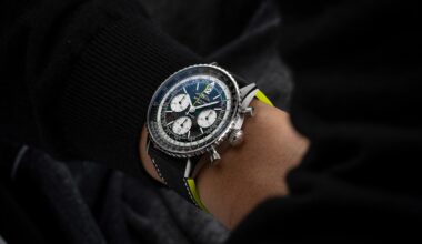 Breitling Drop Exclusive Aston Martin Aramco Formula 1 Watch and It's a Stunner