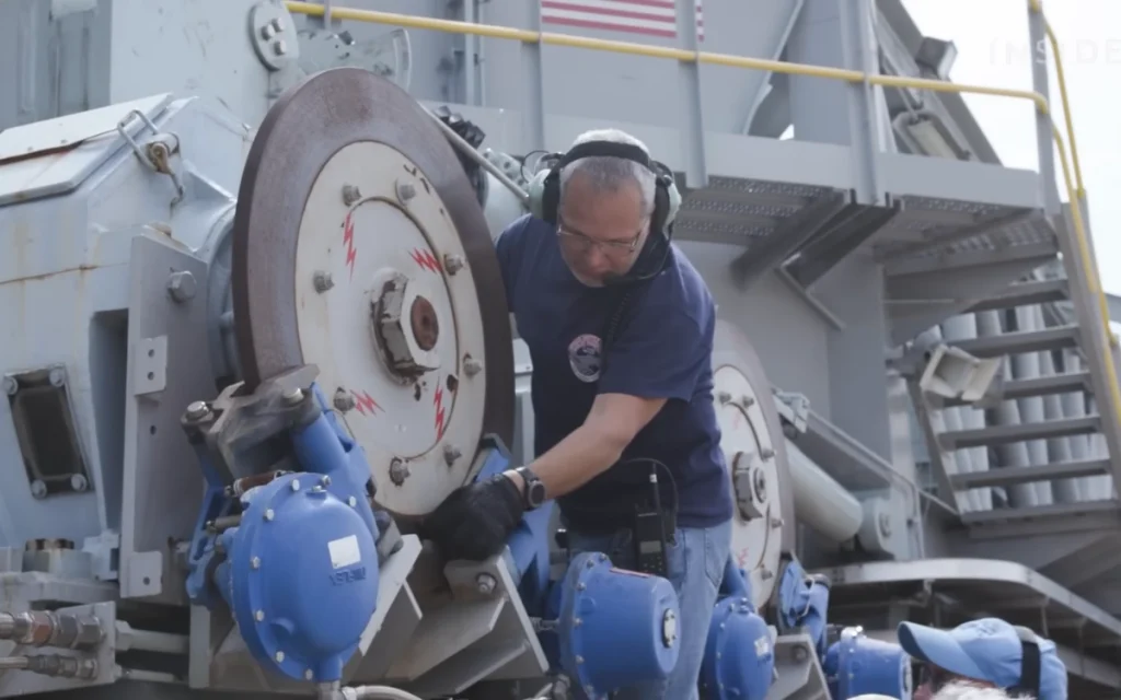 Before liftoff, NASA relies on its giant crawler-transporters to haul rocket ships on a journey that is slower than most people walk.