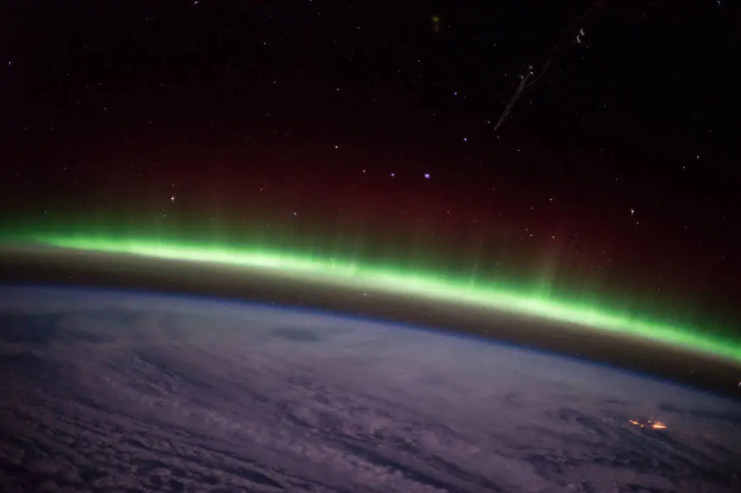 ESA astronaut Samantha Cristoforetti took this aurora borealis Earth observation image from the cupola window of the International Space Station on Dec. 9, 2014. Credit: ESA/NASA