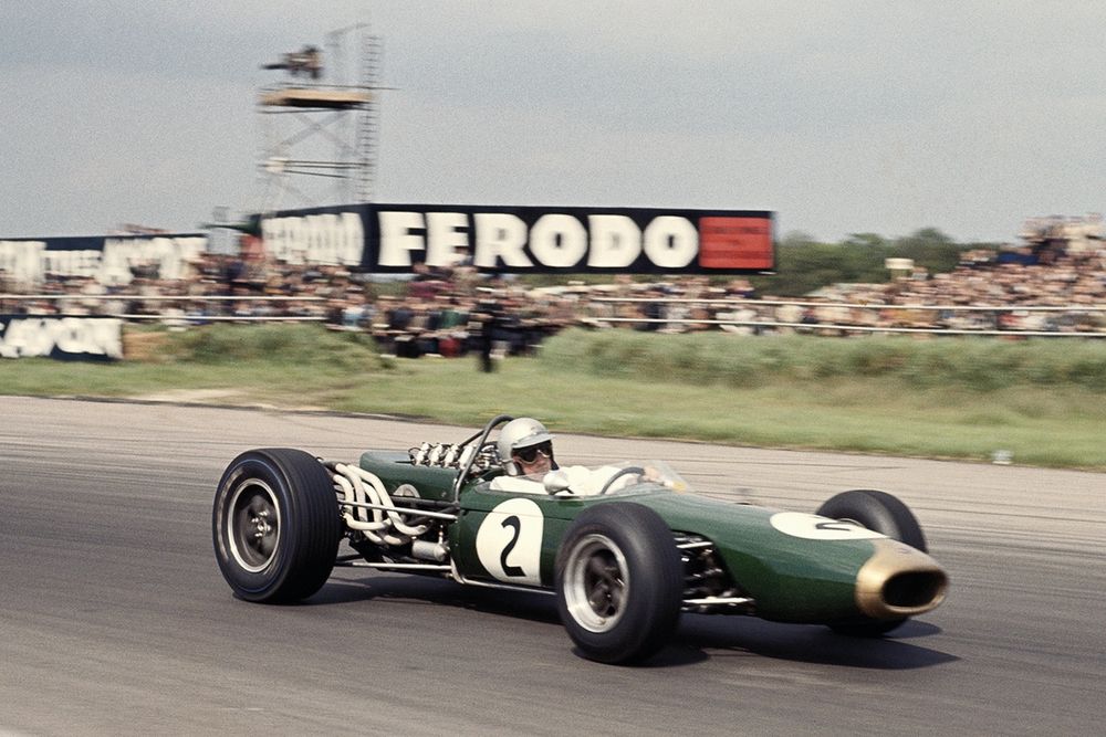 Pole, fastest lap and the race win went Brabham’s way at Silverstone’s International Trophy 