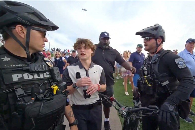 Social media influencer Jack Doherty has been banned for life from PGA Tour events after orchestrating a mid-swing heckle at the Waste Management Phoenix Open.