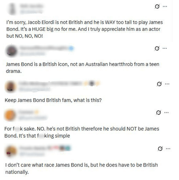 James Bond fans have reacted to Elordi's reported casting