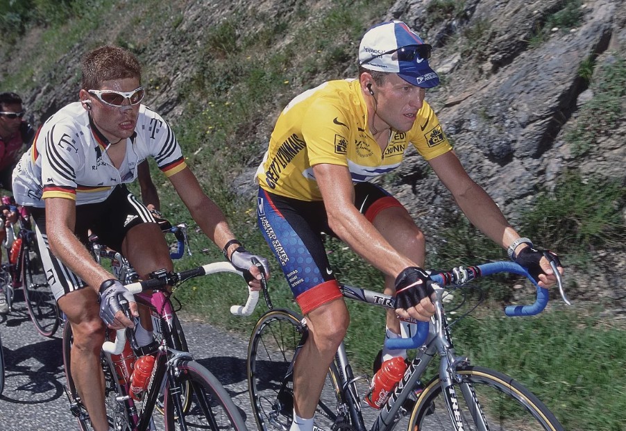 Jan Ullrich and Lance Armstrong, Luz Ardiden, 2001 Tour de France