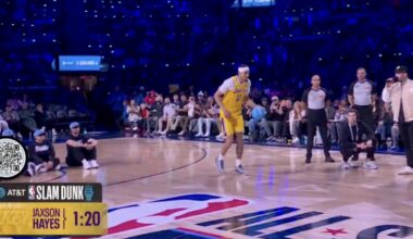 Jaxson Hayes in the 2026 NBA Slam Dunk Contest
