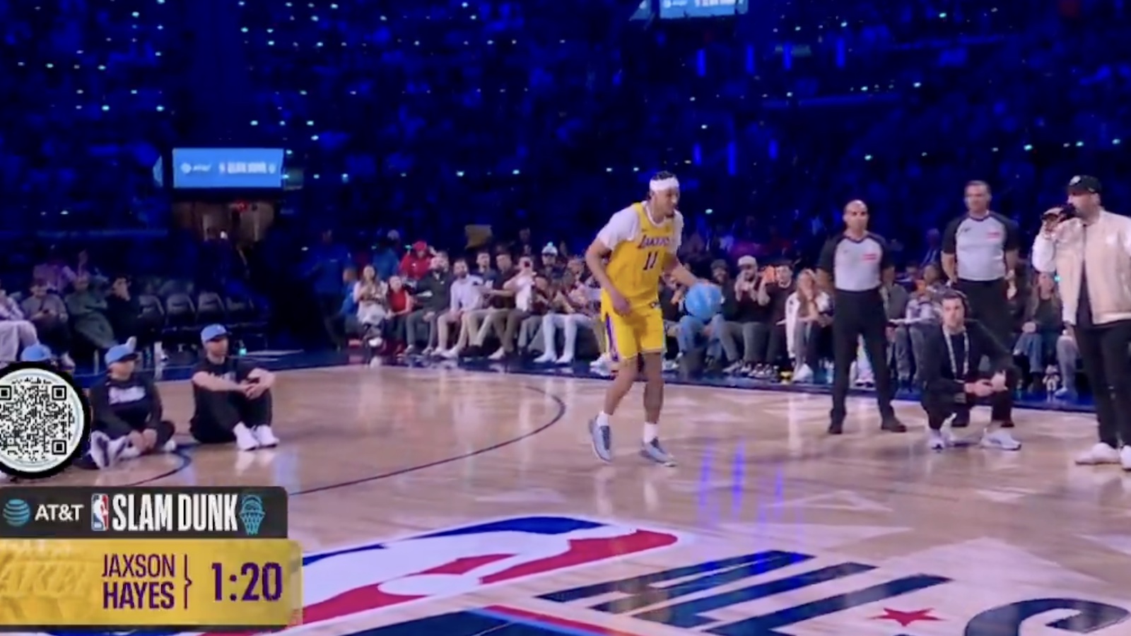 Jaxson Hayes in the 2026 NBA Slam Dunk Contest