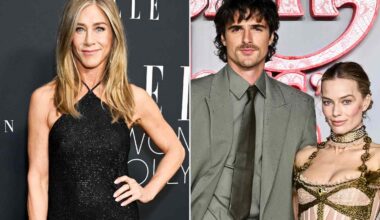 Jennifer Aniston shouts out Margot Robbie, Jacob Elordi in 'Friends' post