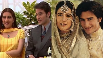 Amrita Singh and Saif Ali Khan