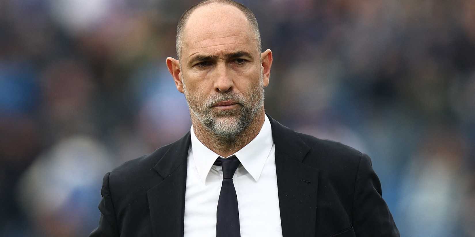  Juventus coach Igor Tudor before the match