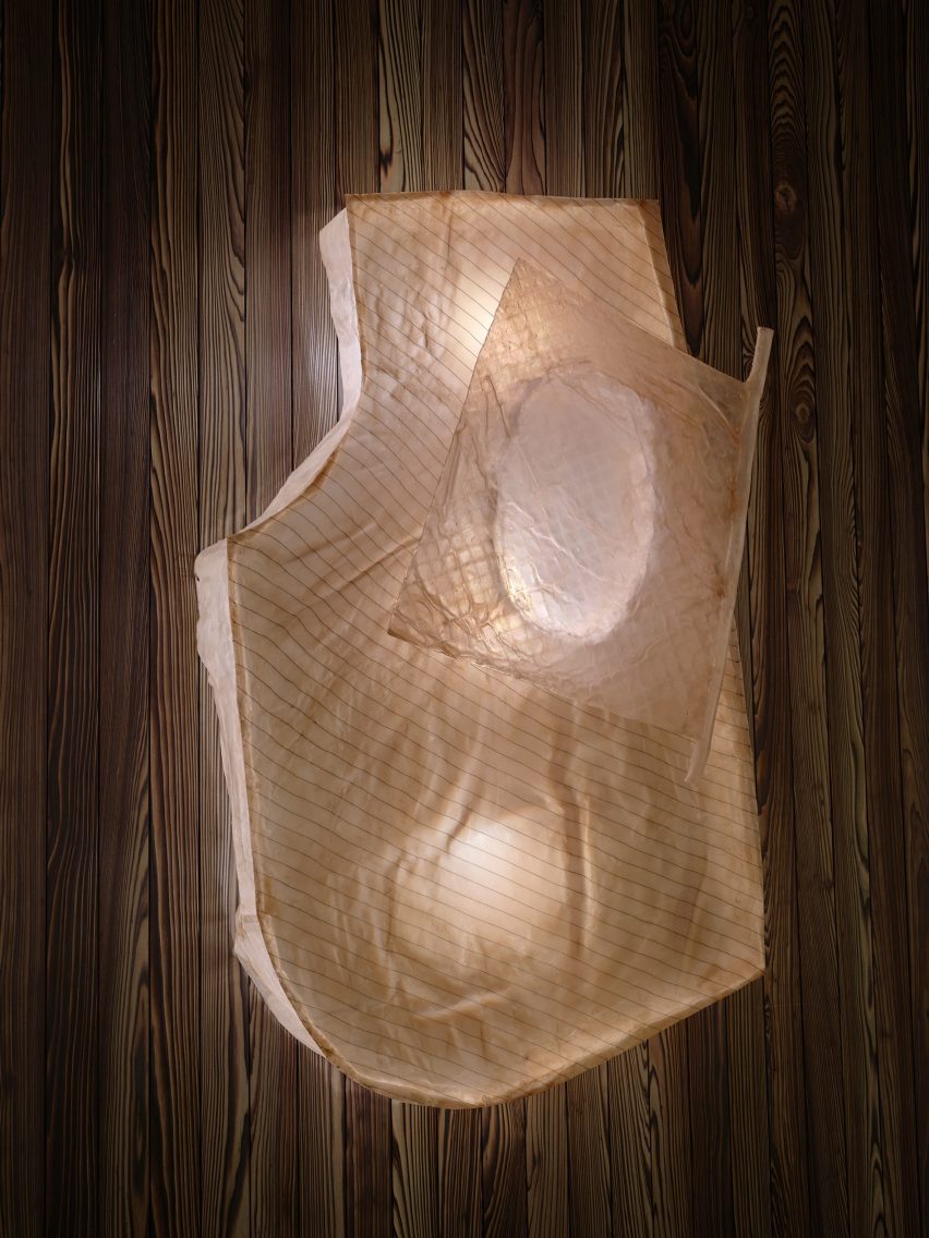 Sconce light by Minjae Kim, selected by Kelly Wearstler