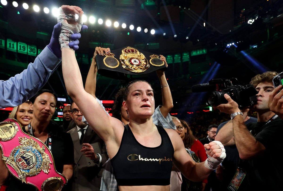 Irish boxer Katie Taylor announces retirement after homecoming fight in summer