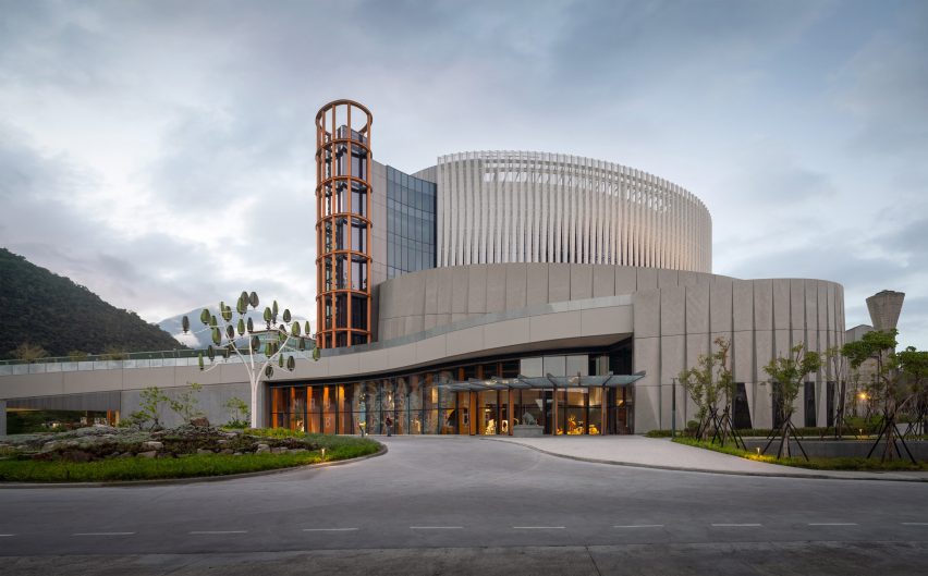 Exterior view of a recycling centre in Taiwan