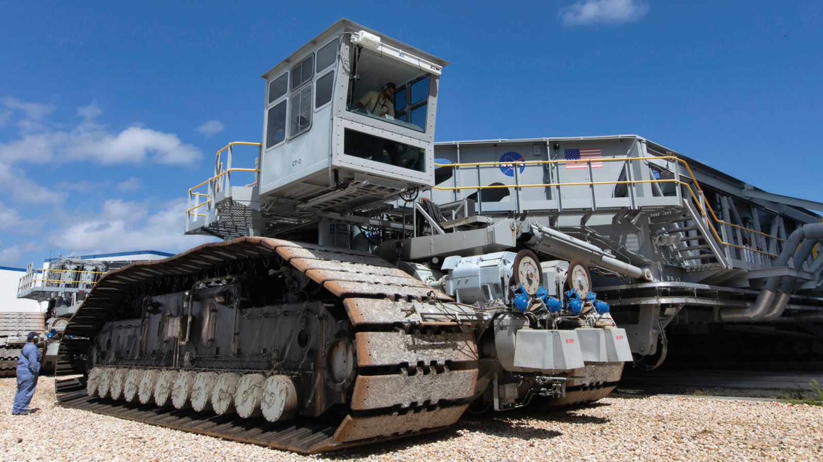 These Are The Massive Diesel Engines That Move NASA's 6.6-Million-Pound Crawler-Transporter