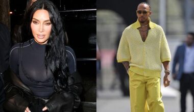 Kim Kardashian crashes hard into F1 champ Lewis Hamilton in Paris