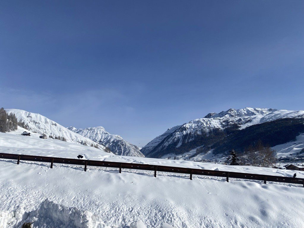 A view at Livigno on day 12 at the Winter Olympics