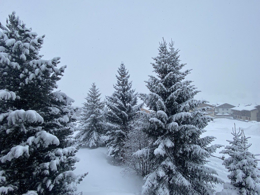 Scenes of Livigno, Italy after heavy snowfall on day 10 of the Winter Olympics on February 15, 2026.