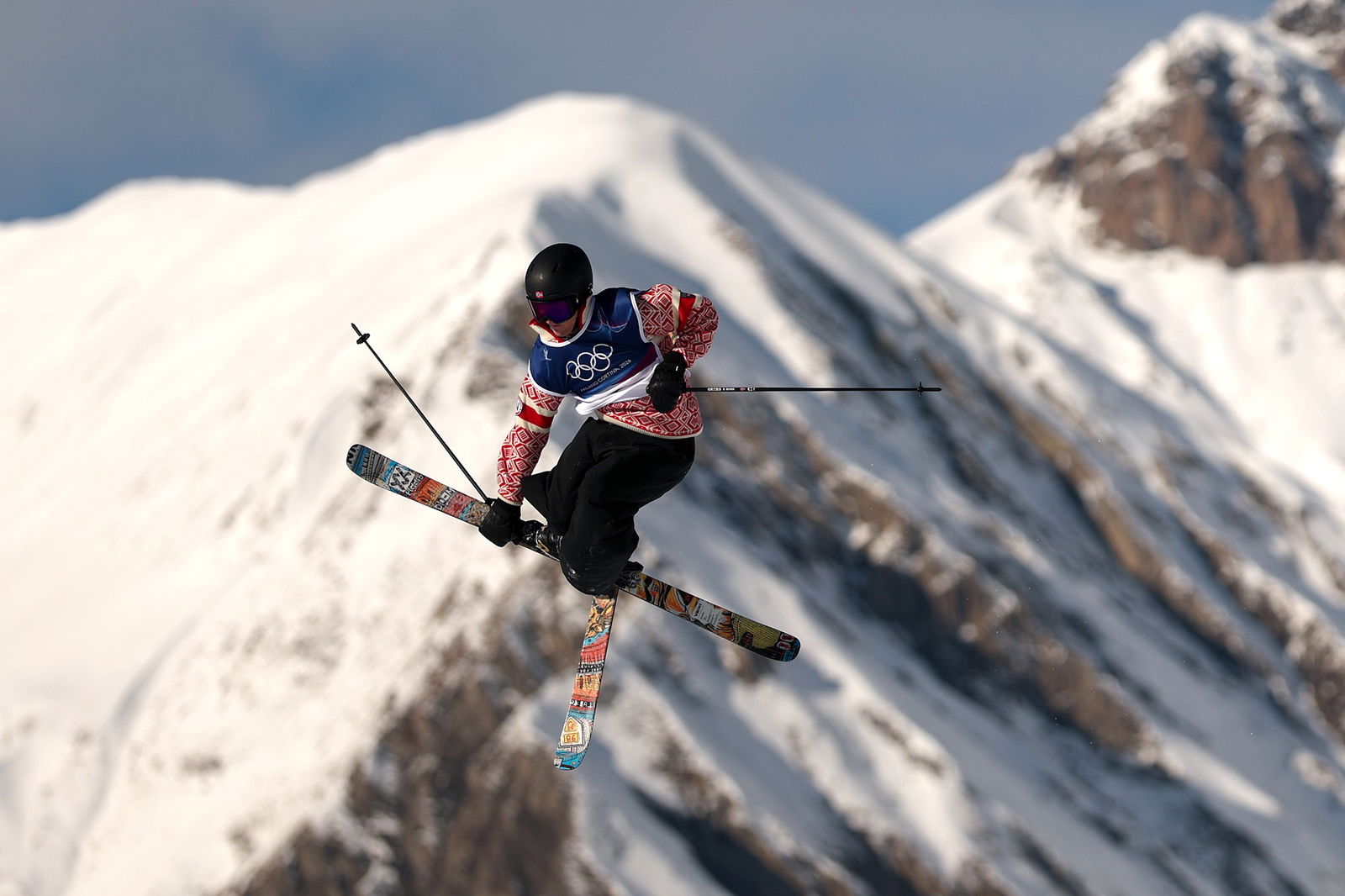 Norway's Birk Ruud qualified with the top score from two runs in the men's freeslope.