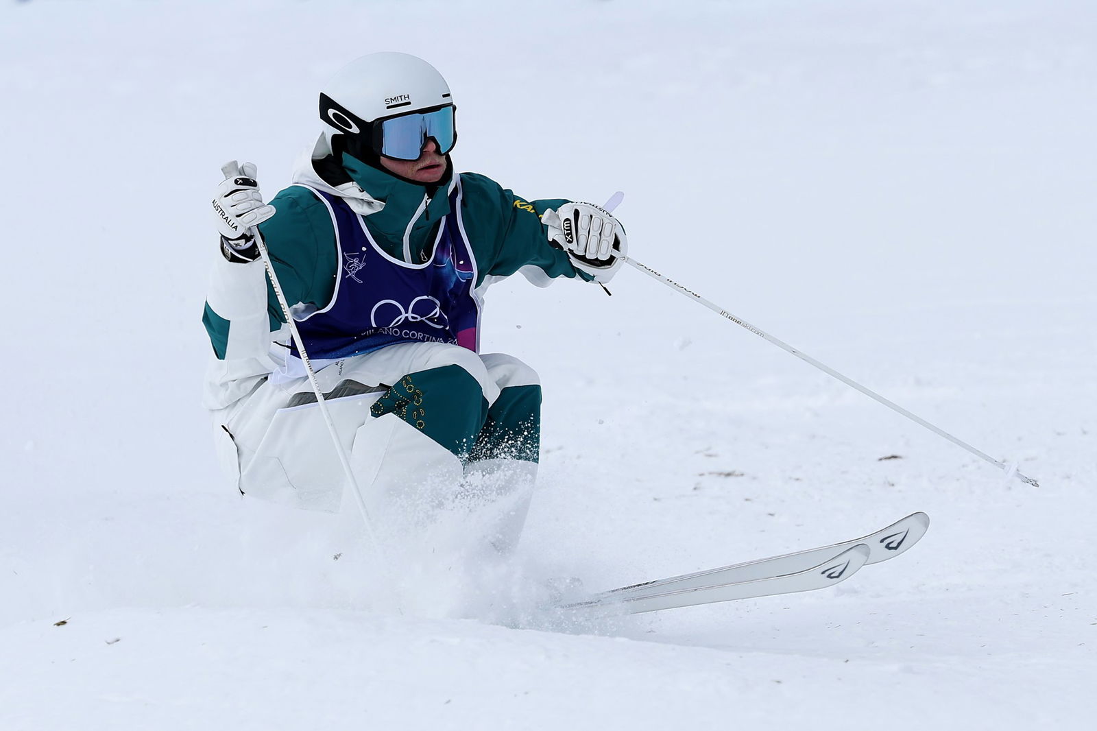 Jackson Harvey competing at 2026 Winter Olympics.